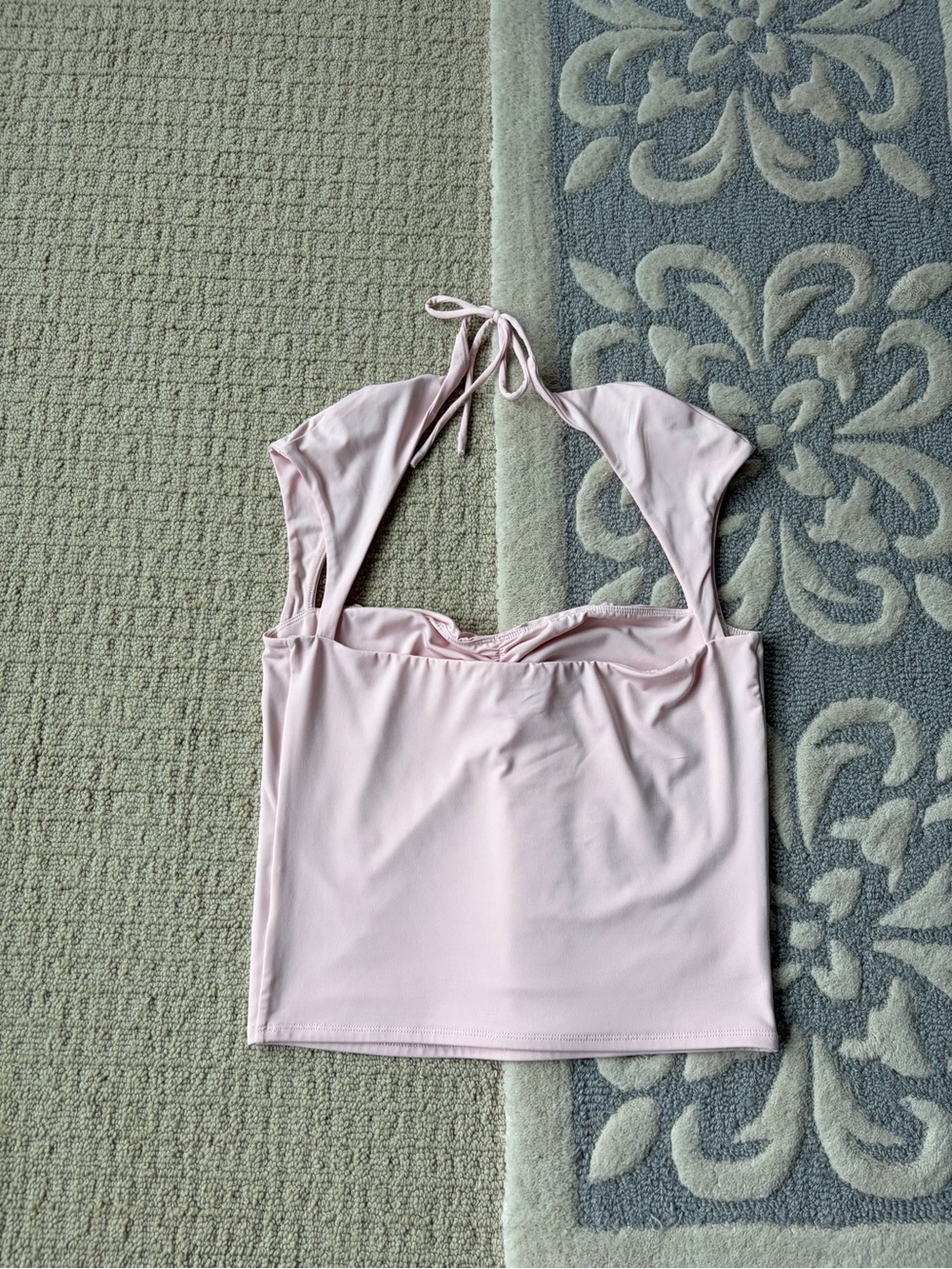 Garage Pink Ruched Front Tank Top - Picture 2 of 2